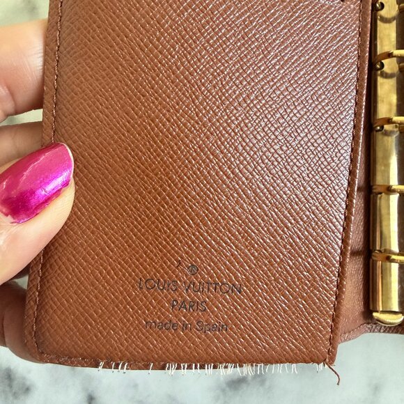 PROJECT/REPAIR | Louis Vuitton Monogram Pocket Agenda PM | Authentic - Picture 8 of 15